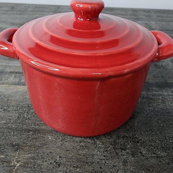 In the Kitchen Series Red Pot Scrubby Holder White Sponge - Picture 4 of 7